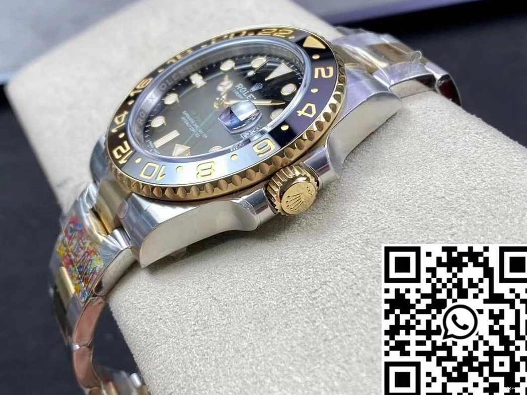 Clean 116713-LN-78203 GMT 1165 Factory Rolex II SmartChoice Yellow Gold Master 0731